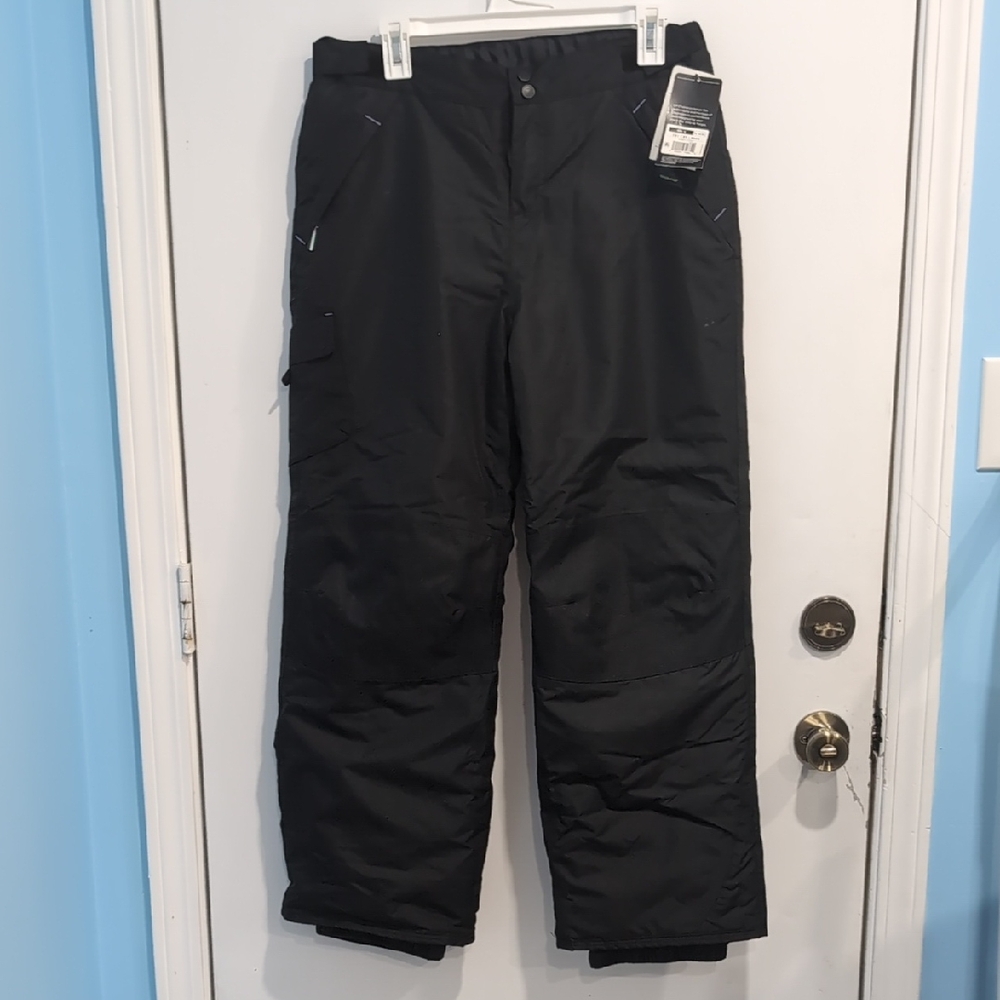 NWT Champion Kids's Unisex Black Insulated Snow Pants Unisex Size 14/16